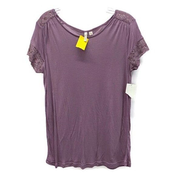 Frenchi Tops - Frenchi Purple Shirt